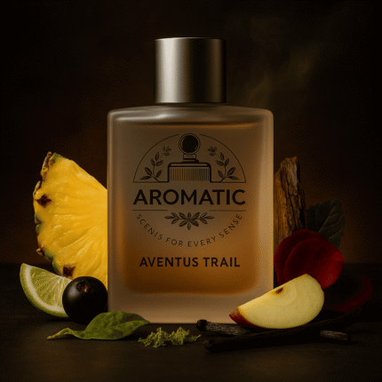 Aventus Trail bold men’s perfume with musk, oakmoss, ambergris, and vanilla
