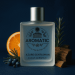 Azure Gentleman men’s citrus woody perfume bottle by Aromatic