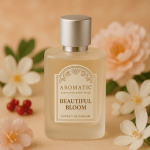 Aromatic Beautiful Bloom luxury women’s fragrance bottle