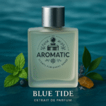 Aromatic Blue Tide luxury men’s fragrance bottle