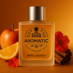 Boss Legacy bold men’s perfume with sandalwood, vetiver, cedar, and olive tree notes