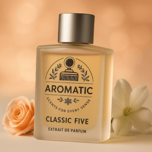 Classic Five luxury perfume bottle by Aromatic