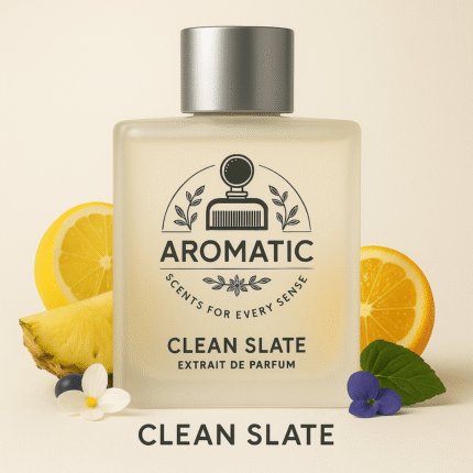 Clean Slate men’s citrus aromatic perfume bottle by Aromatic