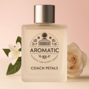 Aromatic Coach Petals luxury floral fragrance bottle