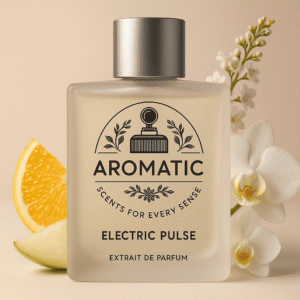 Electric Pulse women’s fruity floral perfume bottle by Aromatic