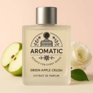 Aromatic Green Apple Crush luxury women’s fragrance bottle