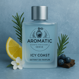 Aromatic Icy Coast luxury men’s fragrance inspired by Crystal Blue