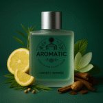 Aromatic Liberty Woods luxury woody fragrance bottle