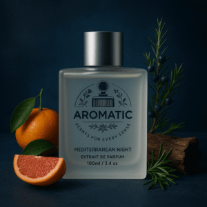Mediterranean Night men’s luxury perfume bottle by Aromatic