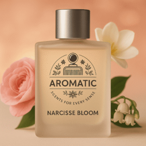 Narcisse Bloom women’s floral perfume bottle by Aromatic