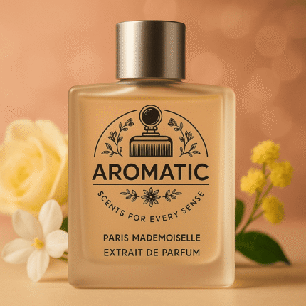 Paris Mademoiselle women’s floral perfume bottle by Aromatic