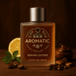 Roman Leather leather woody perfume bottle by Aromatic