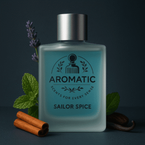 Aromatic Sailor Spice luxury men’s fragrance bottleAromatic Sailor Spice luxury men’s fragrance bottle