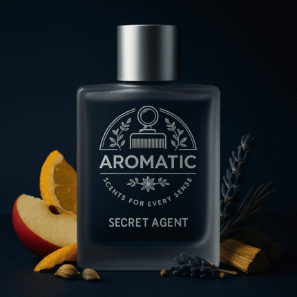 Aromatic Secret Agent luxury fragrance bottle