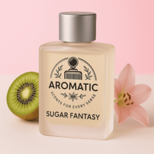 Sugar Fantasy women’s sweet fruity perfume bottle by Aromatic