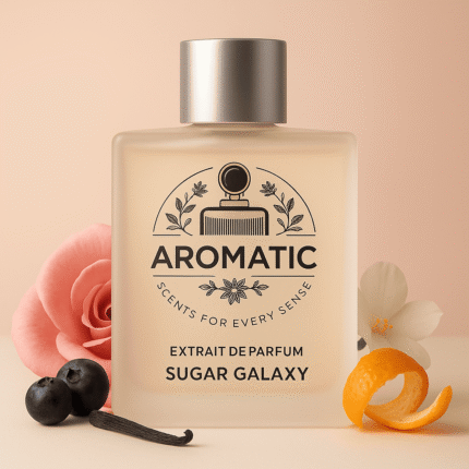 Aromatic Sugar Galaxy luxury fragrance bottle