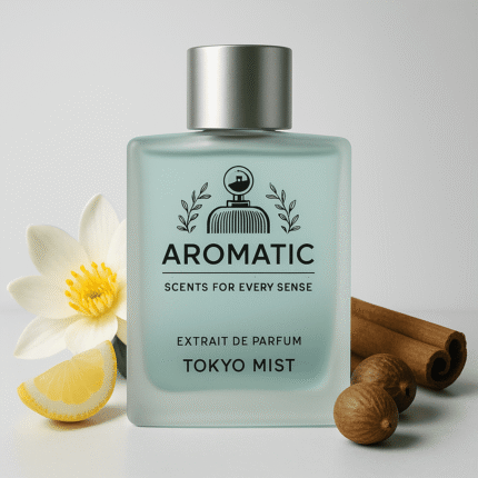 Tokyo Mist men’s fresh aquatic perfume bottle by Aromatic