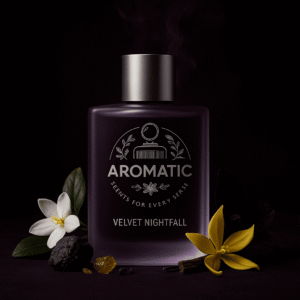 Aromatic Velvet Nightfall premium fragrance bottle