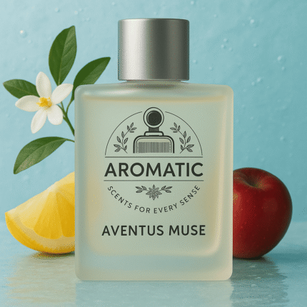 Aventus Muse women’s fruity floral perfume bottle by Aromatic
