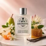 Aromatic Honey Blossom luxury women’s floral fragrance bottle