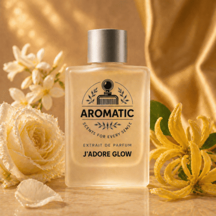 Aromatic J’adore Glow luxury women’s fragrance bottle