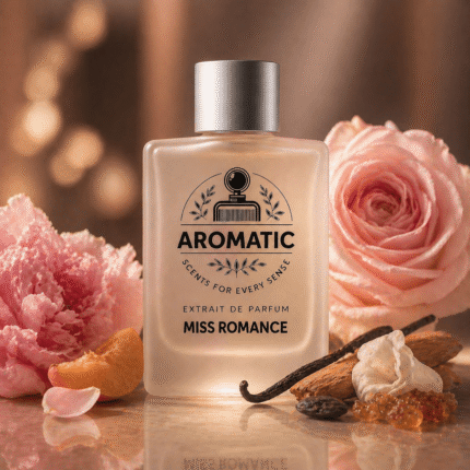 Aromatic Miss Romance luxury women’s fragrance bottle