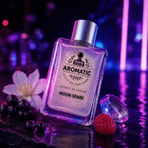 Aromatic Moon Spark luxury women’s fragrance bottle