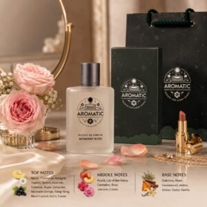 Runaway Rose women’s floral perfume bottle by Aromatic