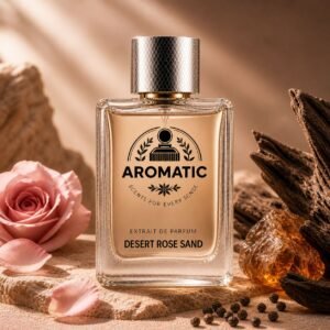 Desert Rose Sand unisex rose perfume bottle by Aromatic