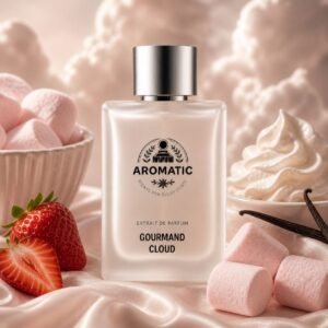 Aromatic Gourmand Cloud unisex gourmand fragrance in a luxury perfume bottle