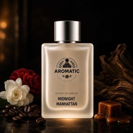 Midnight Manhattan unisex perfume bottle by Aromatic with coffee and caramel fragrance notes