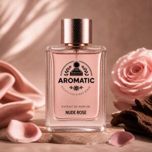 Aromatic Nude Rose luxury floral unisex fragrance bottle