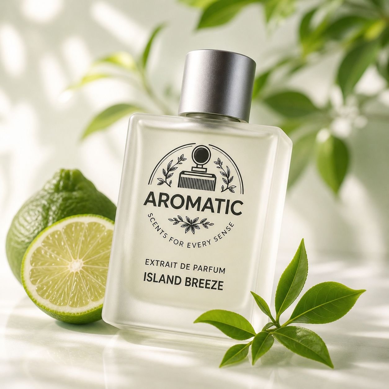 Island Breeze unisex fresh citrus floral perfume bottle by Aromatic
