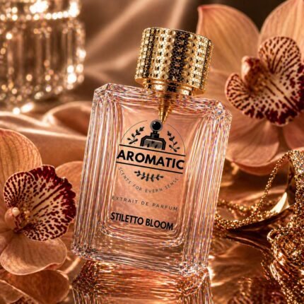Stiletto Bloom women’s floral perfume bottle by Aromatic