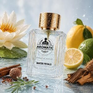 Water Petals women’s fresh floral perfume bottle by Aromatic